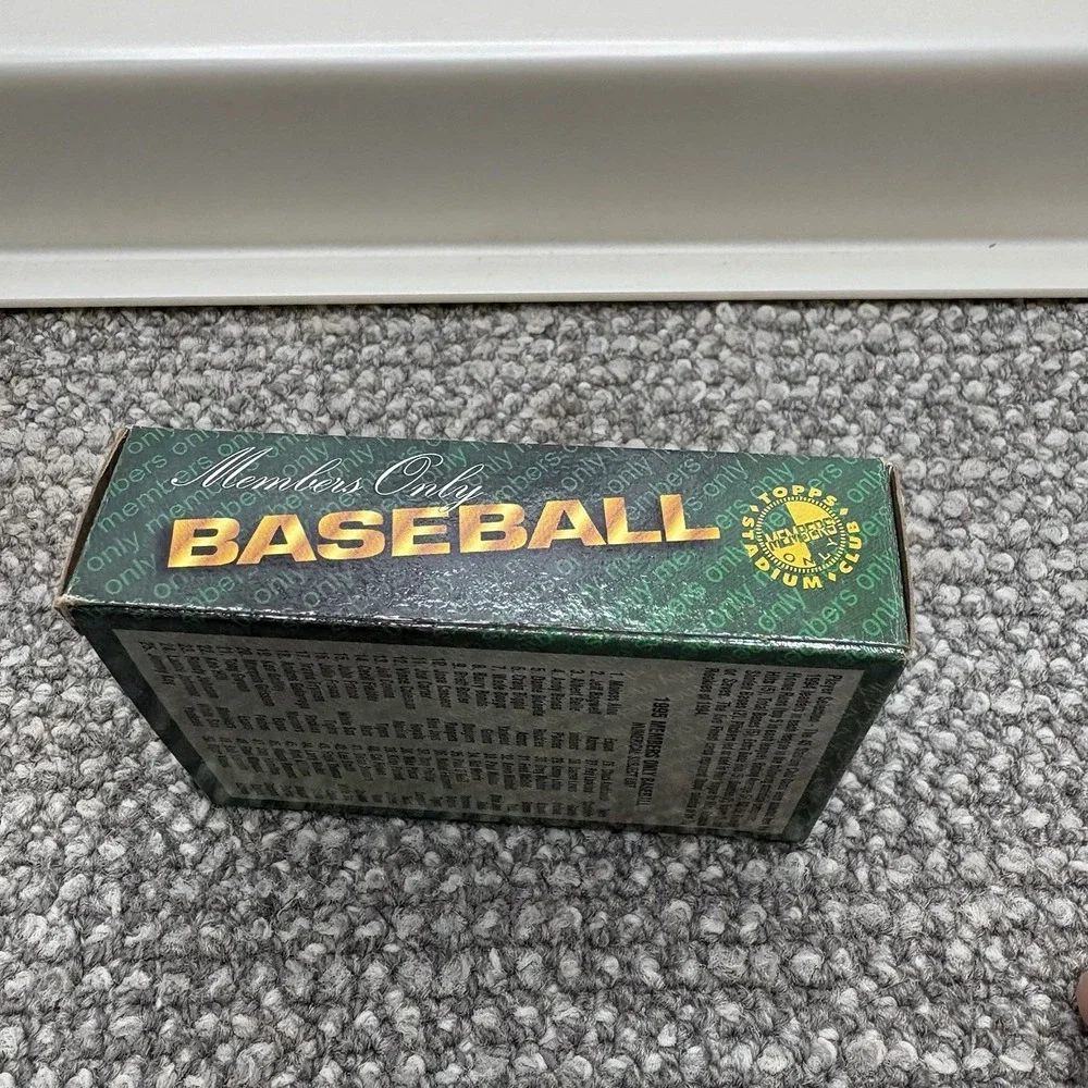 1995 Topps Stadium Club Members Only Baseball‎ Complete 50 Cards Boggs Griffey